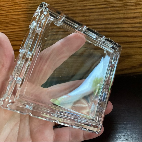 Vintage Square Glass Ashtray - Picture 4 of 8